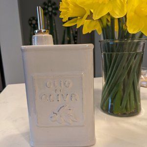 Vietri Lastra Stoneware Olive Oil Container - New